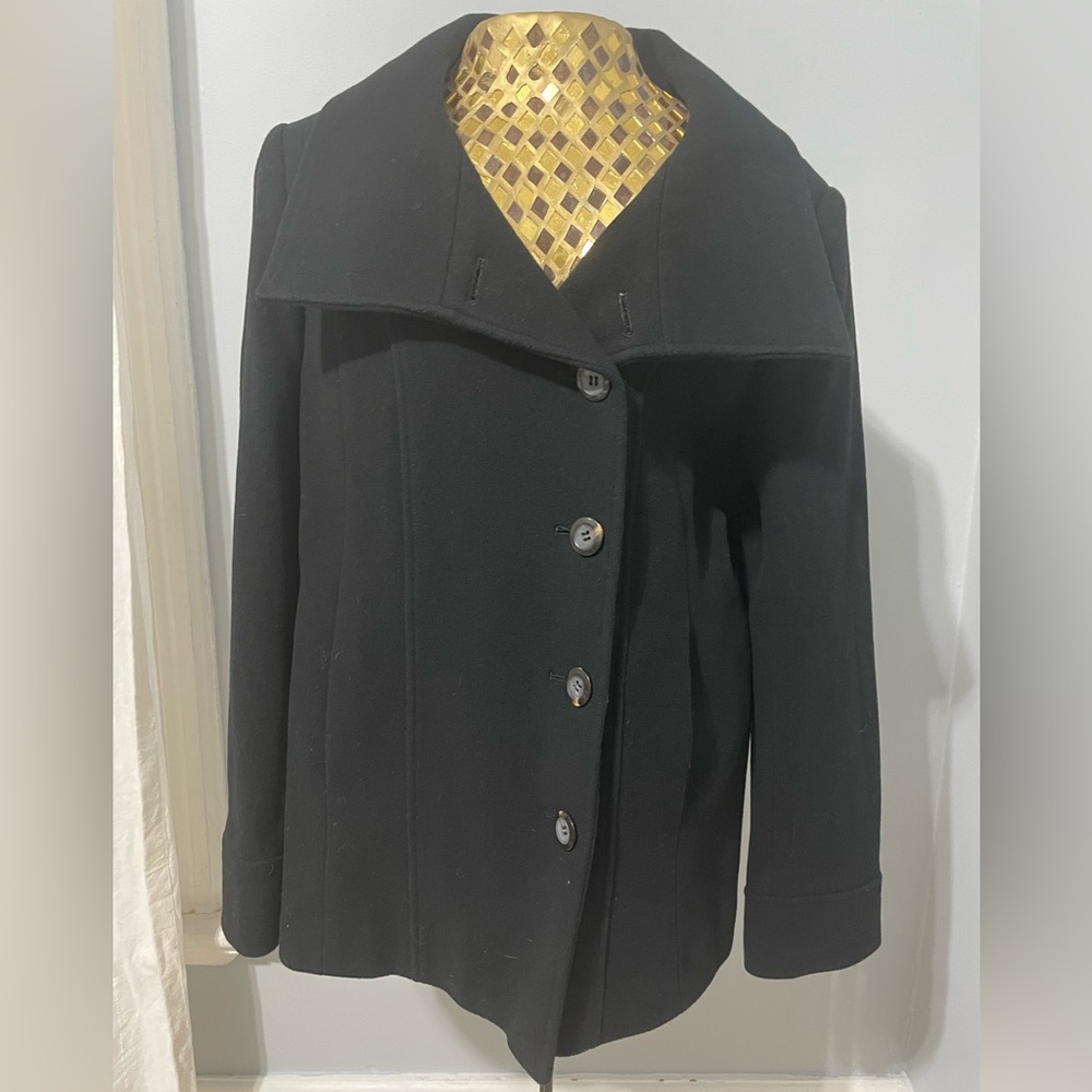 COLE HAAN Vintage Wool Pea Coat